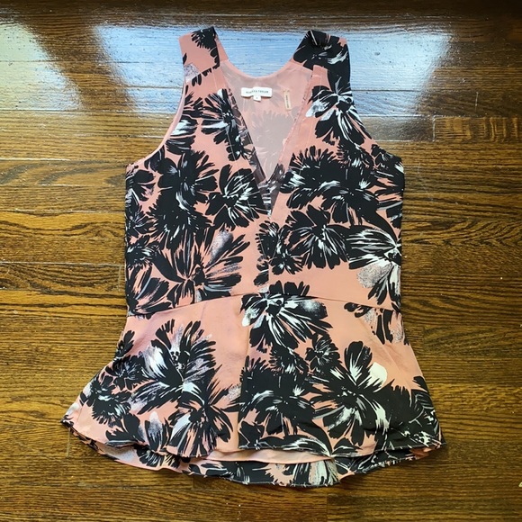 Rebecca Taylor Silk Floral Print Top - Picture 3 of 11